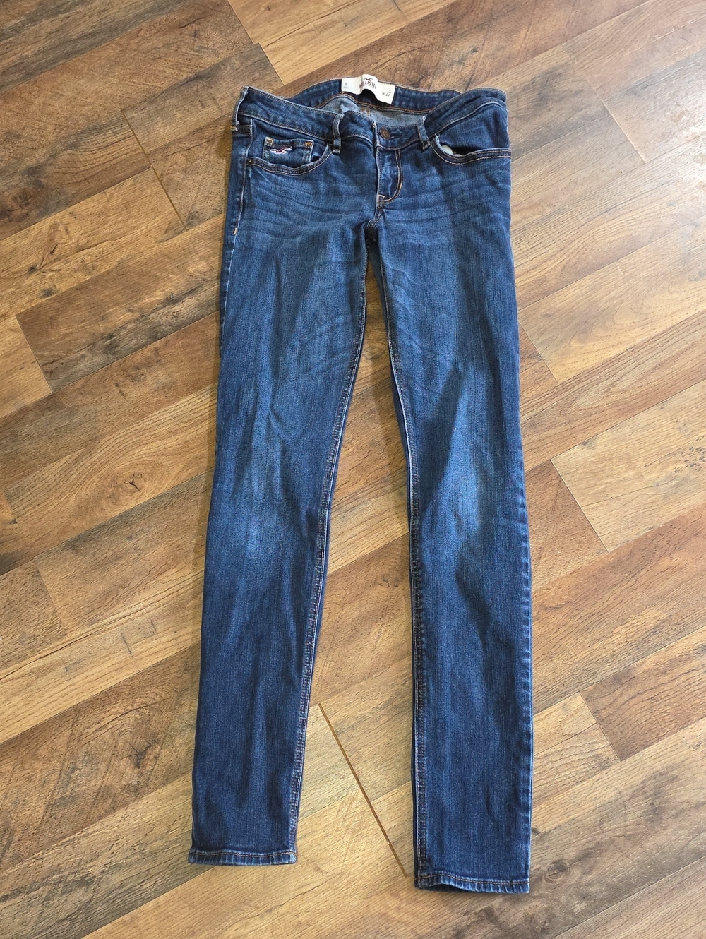 Hollister Skinny Jeans in Classic Indigo Blue